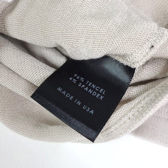 NBD Revolve Taupe Sweater Twist Turtleneck Bodysuit sz S - Picture 3 of 5